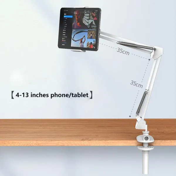 High Quality Flexible Long Arm Lazy Cell Phone Bracket Holder Desk Clip Mount Tablet Stand Clamp for Bed Desktop Dormitory photo-5