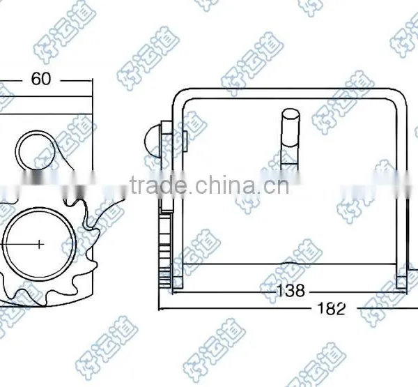 08139 Truck Weld-on Sliding Webbing Winches photo-2