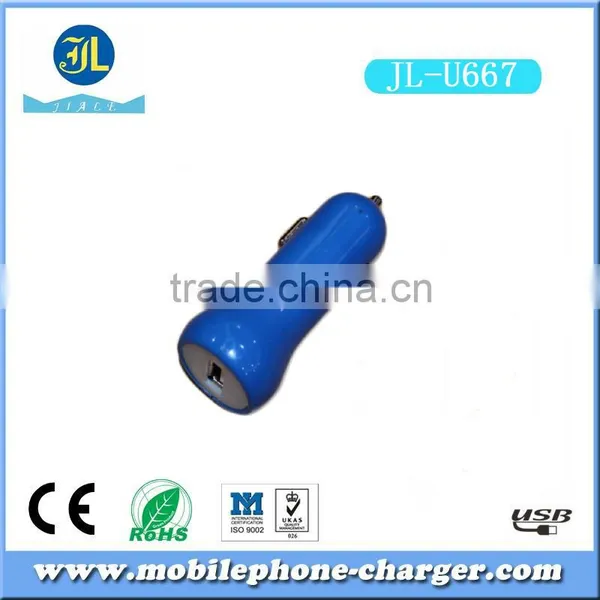 Fluorescence Green Car Charger, USB Port Auto Adapter With Bright Color photo-6