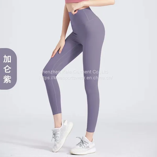 Gym Yoga Active Wear Sportswear Women Solid Color Yoga Pants Sports Suit Workout Clothing photo-3