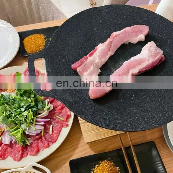 Barbecue Plate Induction Cooker Maifan Stone Korean Pot Outdoor Teppanyaki Household Business Bbq Camping Plate photo-2
