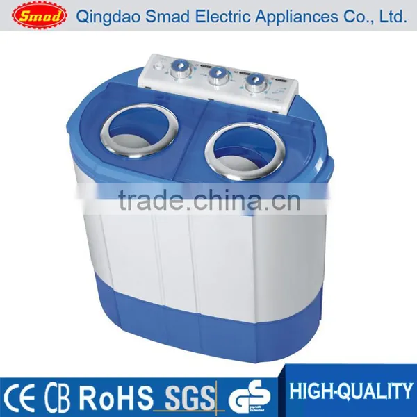 Semi Automatic Double Tub Top Loading Mini Washer photo-3