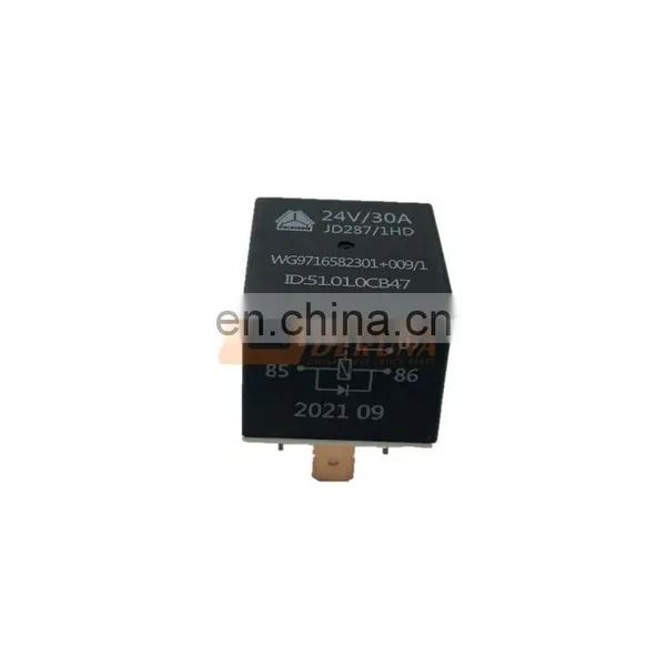 Sinotruk Howo T5G T7H TX Sitrak C5H C7H Truck Spare Parts WG9716582301+009/2 40a Normally Open Relay T5G/T7H photo-2