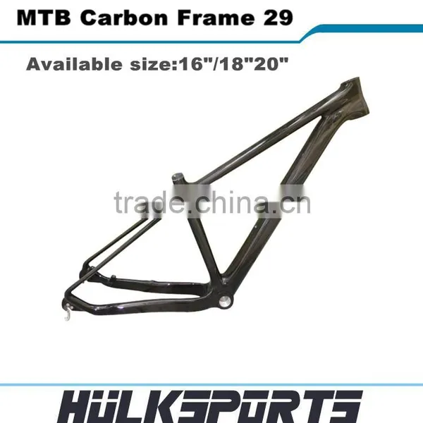 Wholesale Full Carbon Mountain Bicycle Frames 3K/UD 29er Mtb Bike Frame Set Carbon Mtb Frame Cheap photo-2