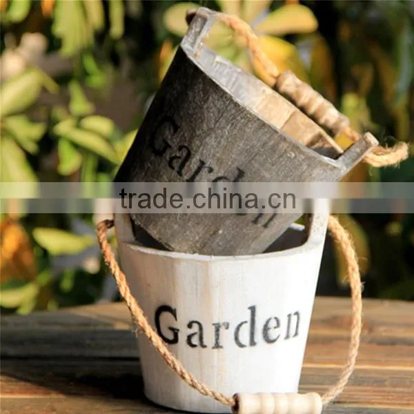 Cheap Eco-friendly Wood Flower Box Flower Pot for Sale photo-5