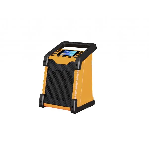 Work Site Radio USB Rechargeable DAB+, DAB, FM, Bluetooth, AUX Input | IP54 Waterproof Rugged Durable Design