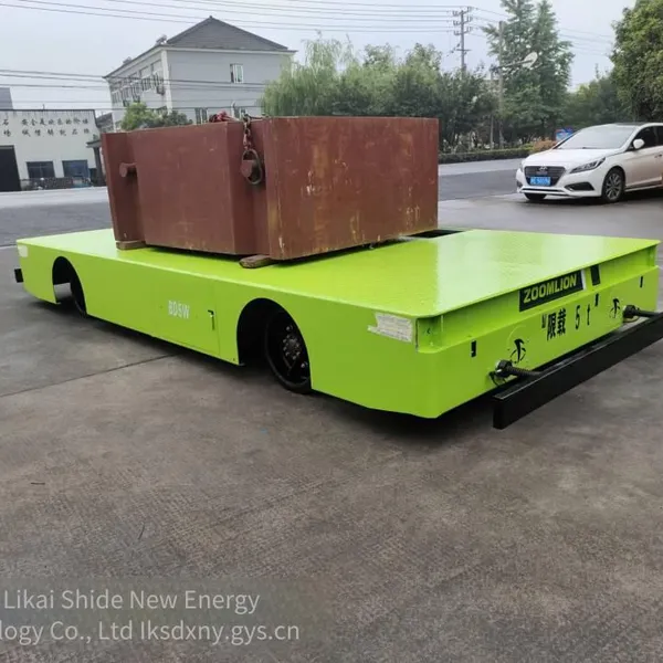 Likai Electric Flatbed Cart, Trackless Transport Vehicle, Trackless Electric Vehicle, Trackless Electric Flatbed Transfer Vehicle, Transport Vehicle photo-2