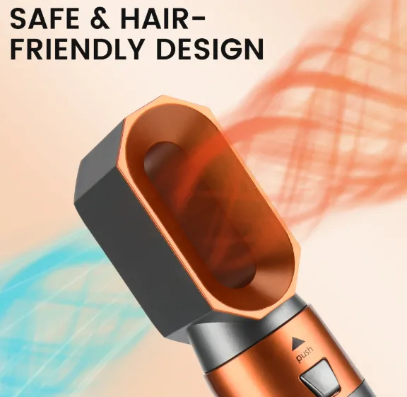 Five in One Hot Air Comb Electric Curling Iron/dry Wet Dual-purpose Automatic Hair Straightening Comb/hair Dryer（Wechat:13510231336） photo-5