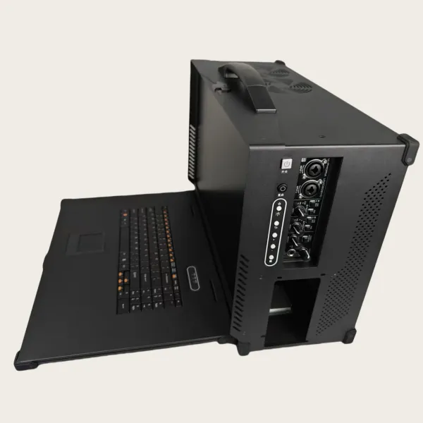 Industrial Computer 17.3-Inch/21.3-Inch Flip-Down Portable Case Ruggedized Metal Construction Supports ATX Motherboards photo-4