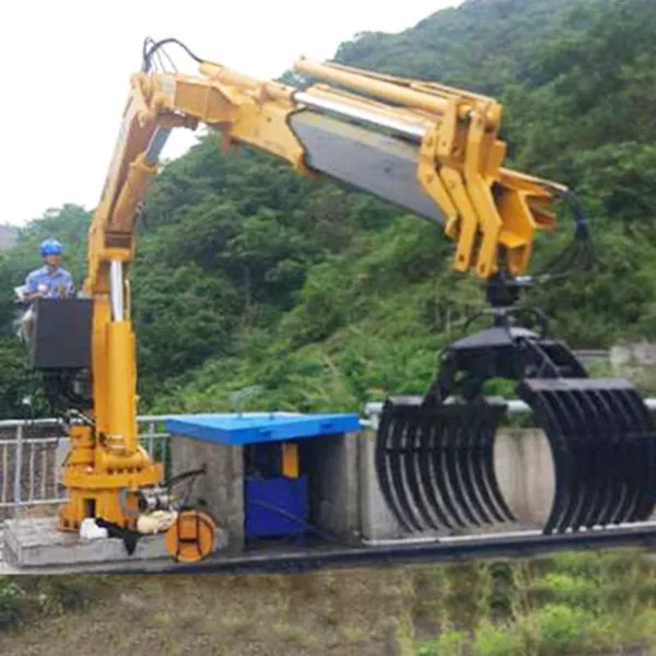 Offshore Marine Manipulator Crane With Foldable Telescopic Arm, Wave Compensation & Remote Control photo-3