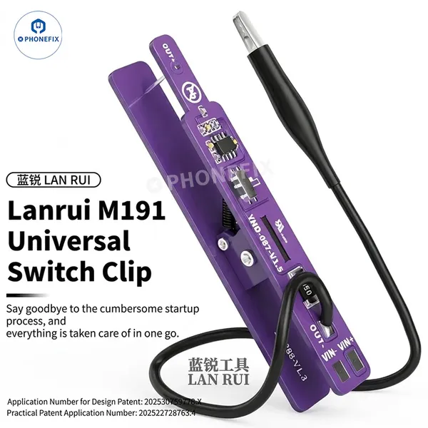 Lanrui M191 Универсальный клип переключателя с однократным запуском для iPhone/Android