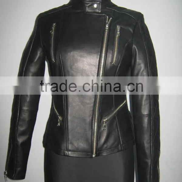 Stylish Genuine Leather Jackets Black Sheep Nappa photo-2