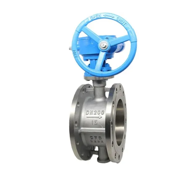 Stainless Steel Hard Sealed Eccentric Butterfly Valve Manual photo-3