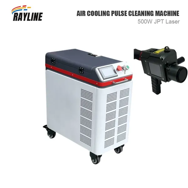 RA LC Series Cabinet Laser Cleaning Machine Air Cooled Pulse Handheld Rust Remover For Metal Steel Aluminum photo-4