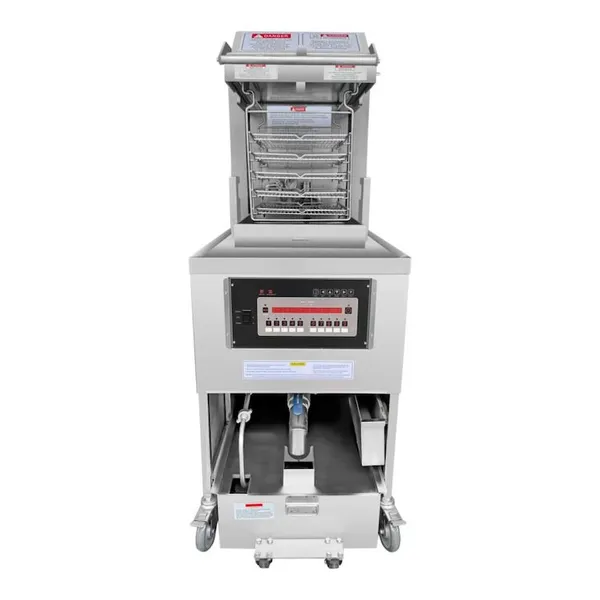 QD-55HE Professional 55L Electric Pressure Fryer 8 Head Capacity Commercial Chicken Frying System for Catering Hall photo-3