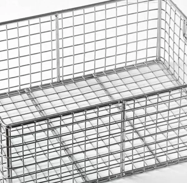 Heavy Duty Stainless Steel Wire Basket 2.5mm Wire 100kg Load Capacity for Manufacturing photo-3