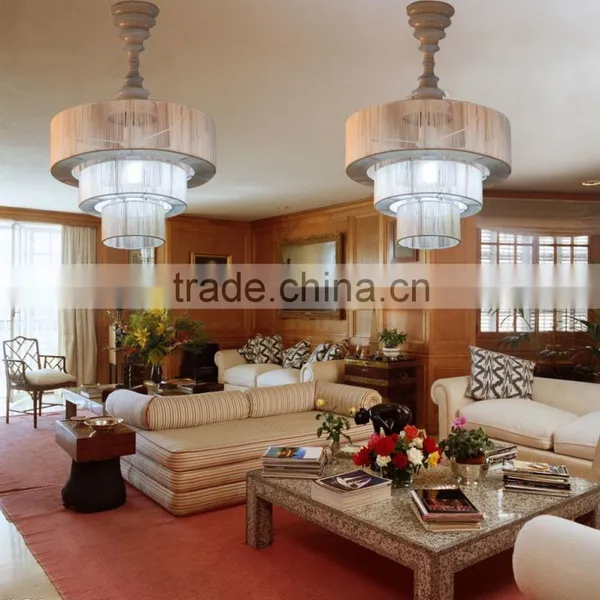 2015 Dongguan Handmade Pure White String Gentle Much Closed Nature String Home Good Modern Enery Saving Ceiling Light photo-2