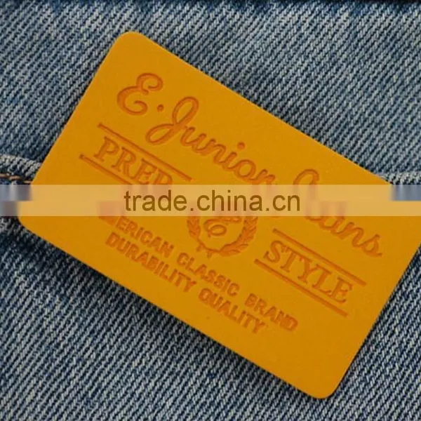 Best Price Competitive Jeans Leather Patches Printed photo-5