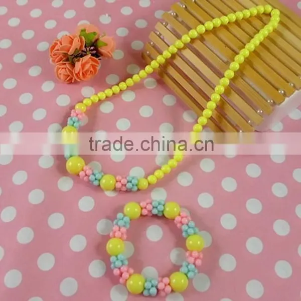 Necklace Bracelet African Beads Jewelry Set photo-2