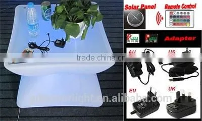 PE Plastic Bar Table With LED Light and Remote T003 photo-5