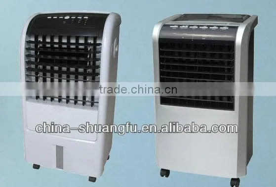 China Low Power Consumption Electric Floor Standing Portable Water Based Motor Cooling Fan photo-4