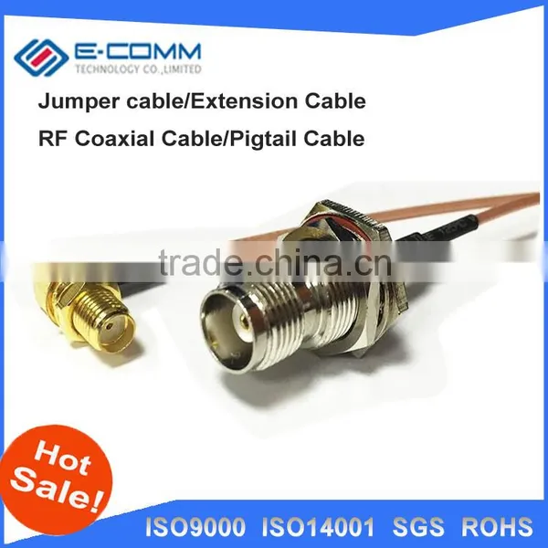 Hot Sale!!SMA Female Jack Nut Right Angle Connector Switch UHF Female Jack Connector RG178 Cable 15CM 6" Adapter photo-2