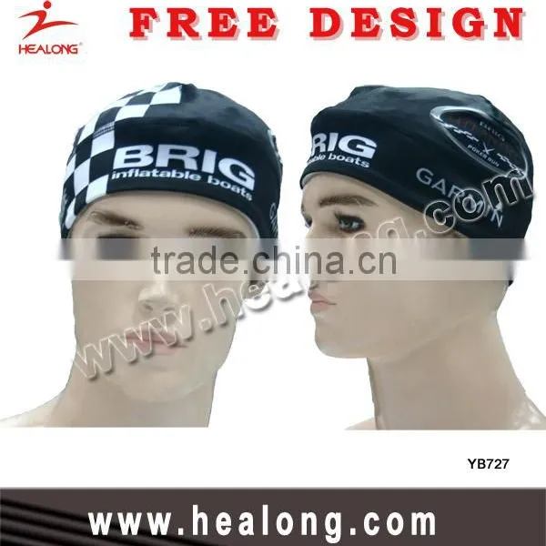 Healong Sport Black and White Sublimation Ski Toboggan Cap photo-3