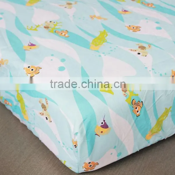 100% Cotton Baby Crib Elastic Fitted Sheet photo-4