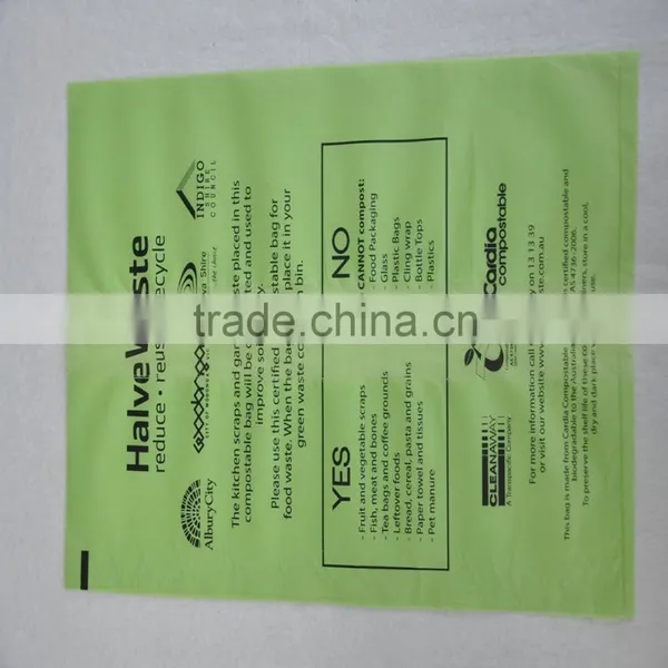 New Customized Corn Starch Based Biodegradable Plastic Food Waste Bags photo-2