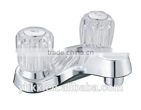 4" Chrome Plastic Bathroom ABS Faucet photo-5