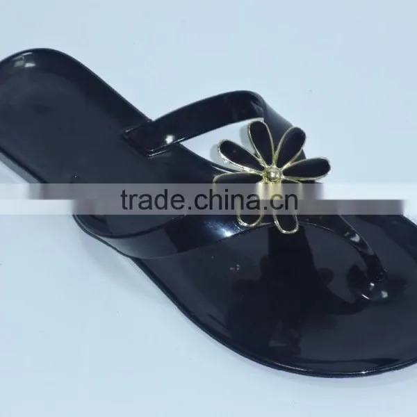 PVC Jelly Good Quality T Strap Slipper 2015 photo-4