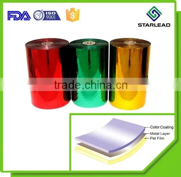 Various Colorful Metalized Film PET Material for Coffee Packaging Bag photo-3