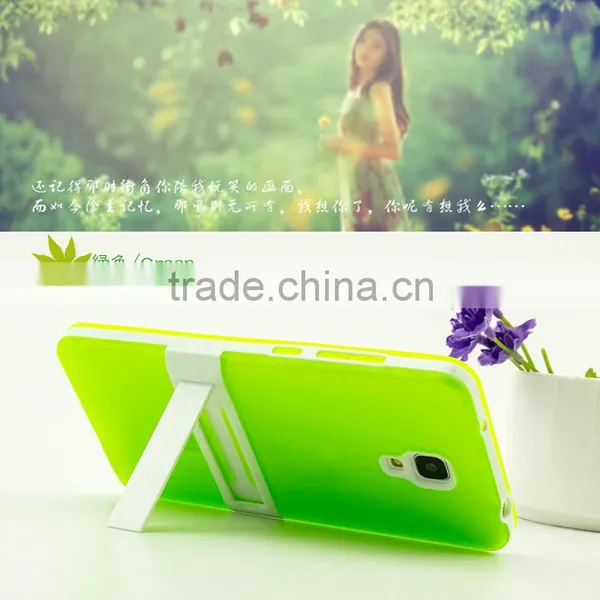 Keno Slim Fit Hybrid Flexible TPU Armor Defender Case With Kickstand for Xiaomi 4 photo-2