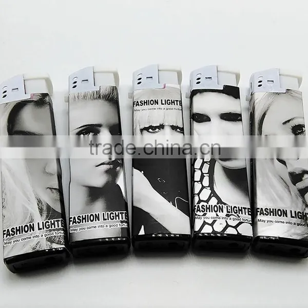 Wrapper Lighters Customzied Refillable Plastic Gas Lighter photo-2