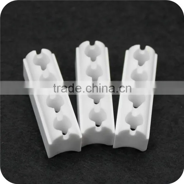 High Heat Resistance Insulating 95% Alumina Ceramic 1-8 Holes Ceramic Band Heating Insulators photo-3