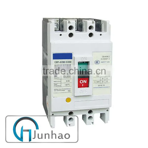 3P 4P 63A 500V 50KA MCCB Electric Circuit Breaker
