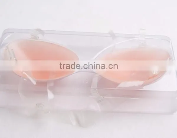 Customized Cheap Nude Ladies Sexy Fashion Seamless Bra With Clear Transparent Straps photo-3