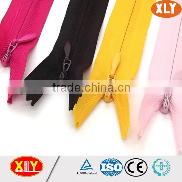 OEM Facory Supply Pantone/ YKK Color #3#4#5 Open End Invisible Zipper photo-3