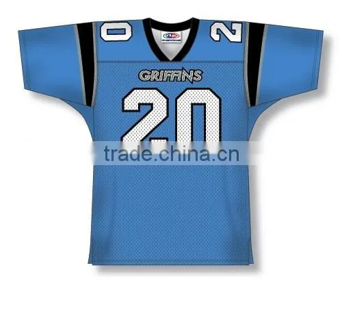 Polyester Spandex Custom Sublimated Griffins American Football Jersey/Shirt