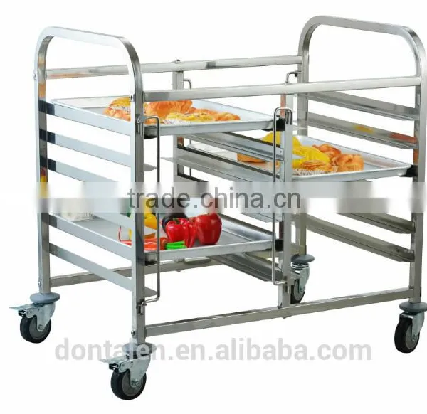 Update International Stainless Steel Mobile Catering Rack Trolley Pan Cart photo-3