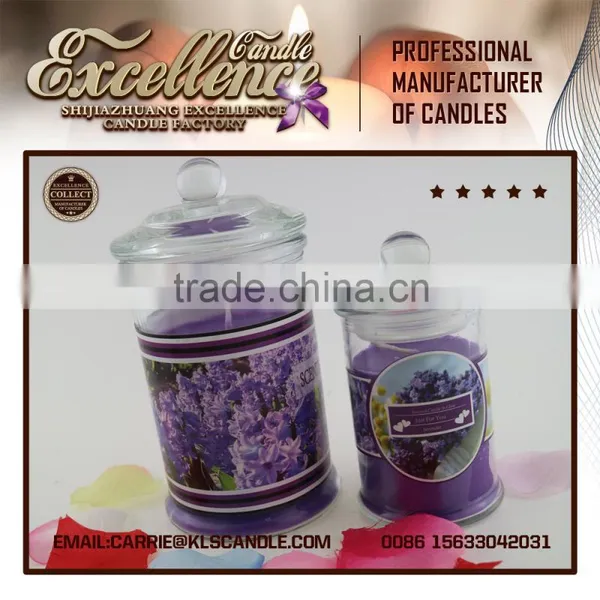 the Most Popular High Quality Scented Jar Glass Candle 6*11cm photo-4