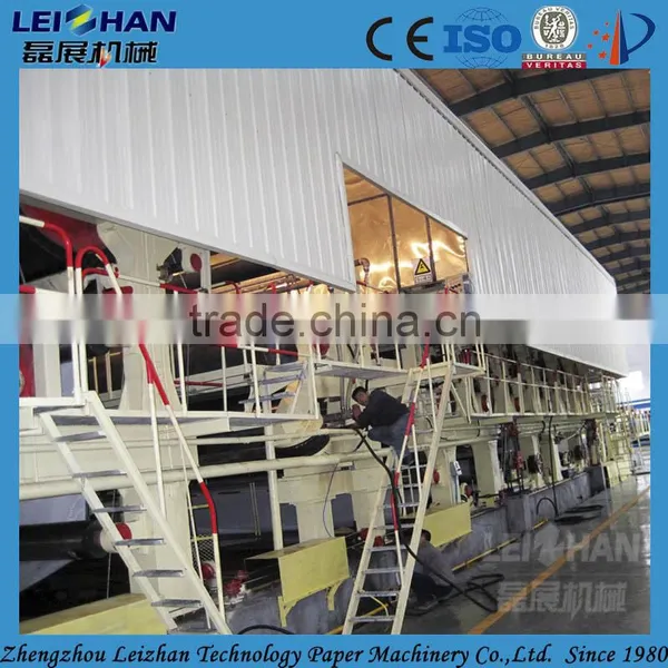 Fluting Paper Production Line Single Face Corrugated Machine photo-3