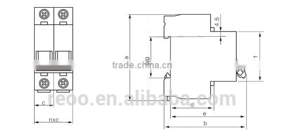 3 Poles Number and Mini Type Electrical Circuit Breakers photo-5