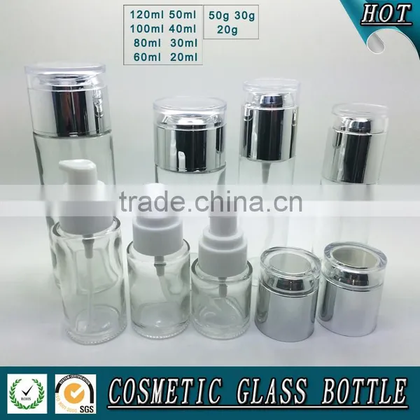 Fosted Glass Cosmetic Bottles and Jars photo-5