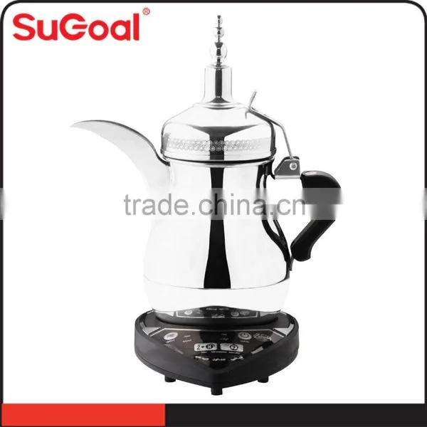 1000ml High Quality Stainless Steel Dallah Coffee Pot Arabic Coffee Maker photo-4