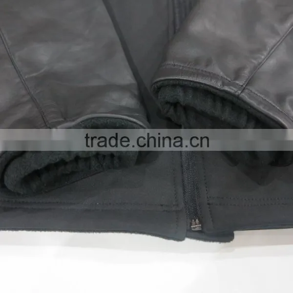 SOFT SHELL BODY LEATHER SLEEVES photo-5