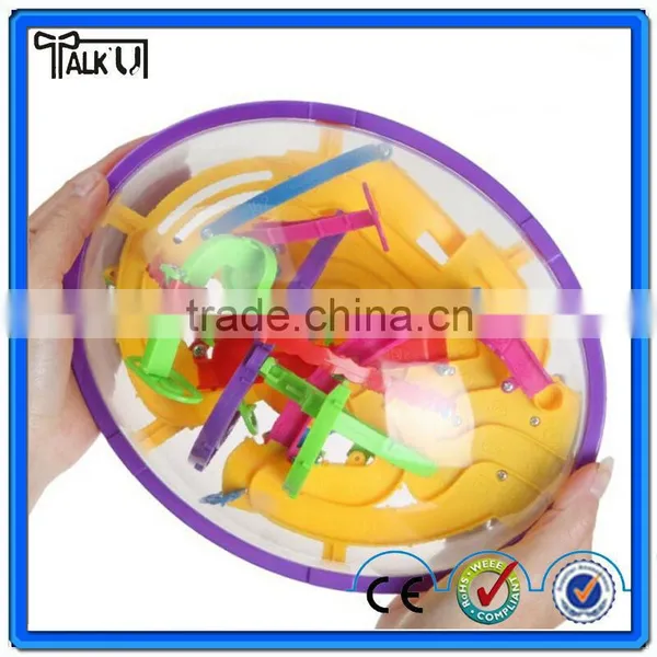 High Quality Plastic Children Intellect 3D Puzzle Maze Ball/educational Puzzle Toy photo-5