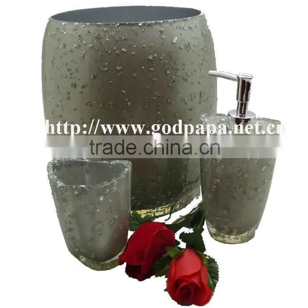Favorable Transparent Resin Bathroom Set