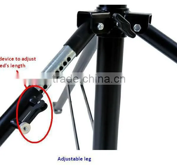 Heavy Duty Load 80kg Crank Telescopic Light Stand Height 4m Adjustable Metal dj Stand Stw-4001 Quality Choice photo-5