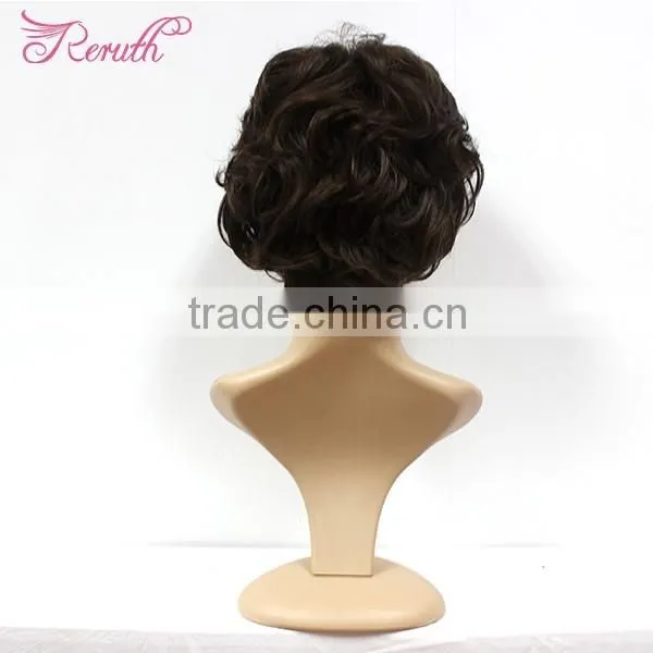 Fashion Shoulder Length Ombre Synthetic Full Lace Wigs, Party Wig photo-3